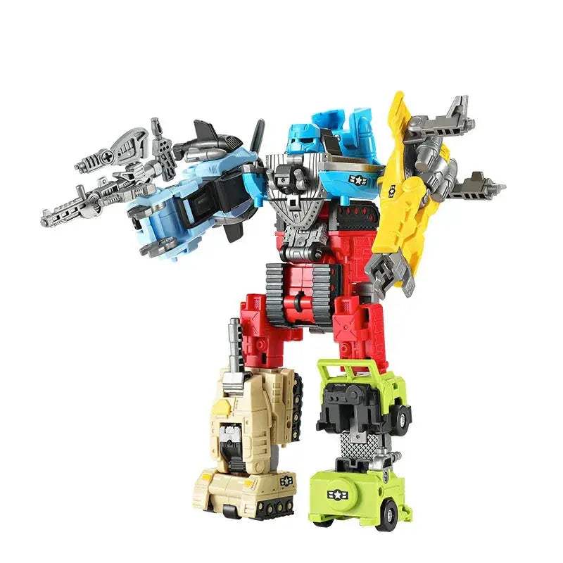 Six In One Transforming Robot Car Toy Set For Kids - ToylandEU