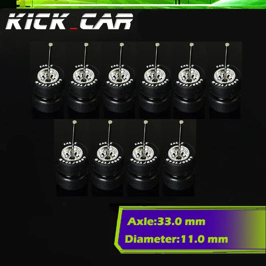 Sixty Four Scale Diecast Car Wheels With Durable Electroplated ABS - ToylandEU