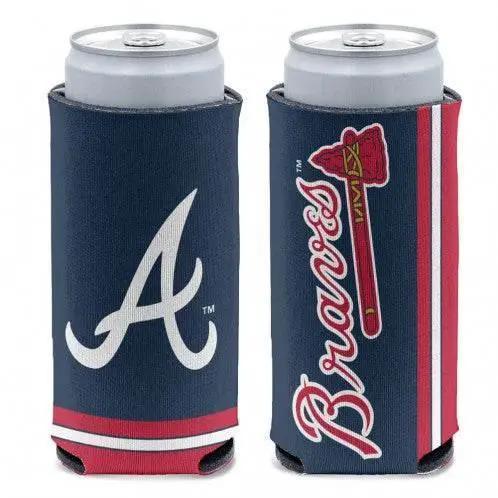 Atlanta Braves Slim Can Cooler Full Color Imprinted - ToylandEU™