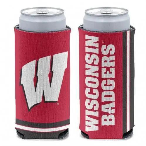 Wisconsin Badgers Full Color Imprinted Slim Can Cooler Foam - ToylandEU™