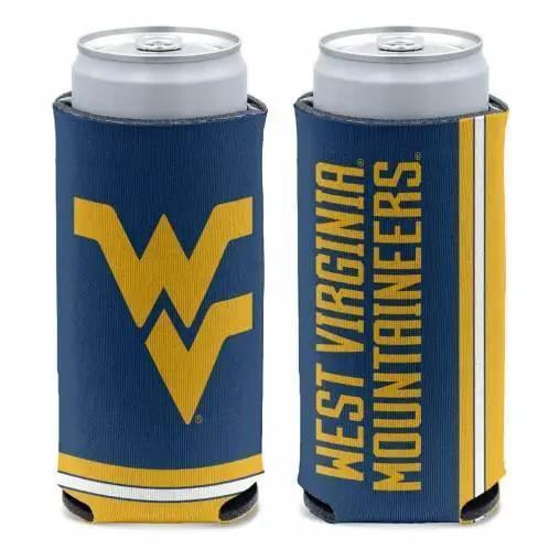West Virginia Mountaineers Slim Can Cooler USA Made - ToylandEU™