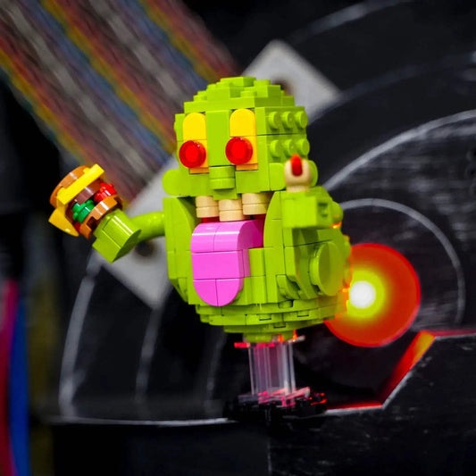 Floating Lime Ghost Figurine Cheeky Grin Collectible - ToylandEU™
