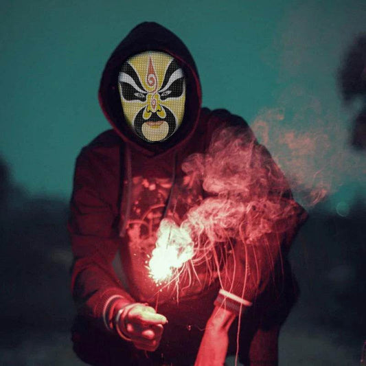 Smart LED Face Mask Programmable Bluetooth Control Party - ToylandEU