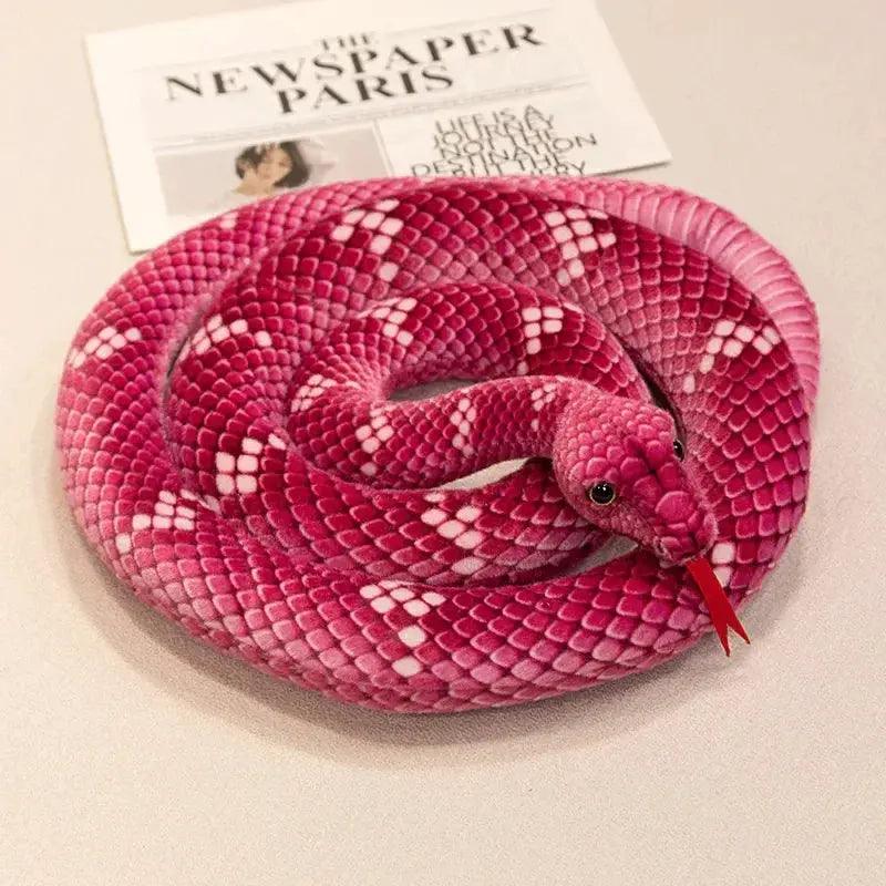 Snake Plush Toy Lifelike Realistic Python Home Decor - ToylandEU™