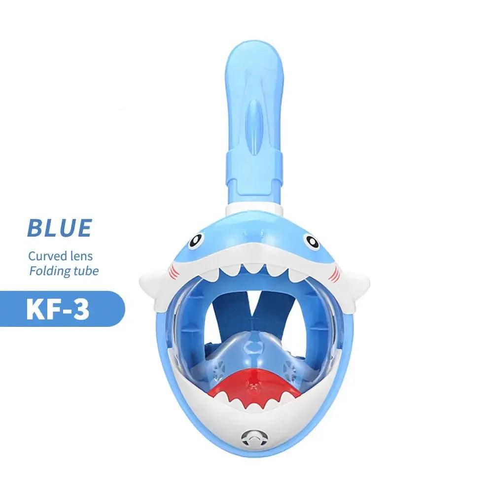 Children Full Face Snorkel Mask Anti Fog Dry System - ToylandEU™