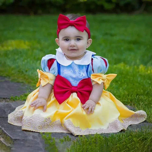 Snow White Baby Princess Dress Knee Length Deluxe - ToylandEU™