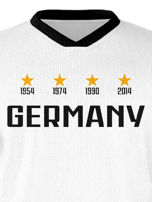 Personalized Kids Soccer Jersey - Custom Germany Football Shirt with Name & Number for School Team, Club, and Training - ToylandEU™