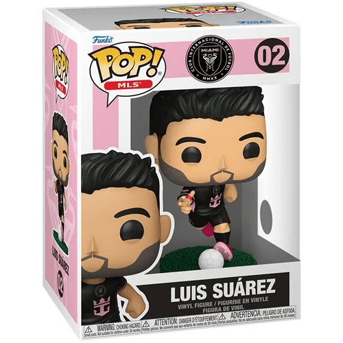 Funko Pop! MLS Inter Miami Luis Suarez | Vinyl Figure | Inter Miami MLS Fans