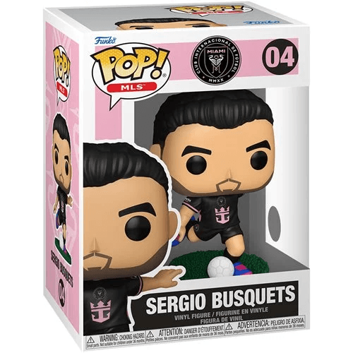 Funko Pop! MLS Inter Miami Sergio Busquets | Vinyl Figure | Inter Miami MLS Fans