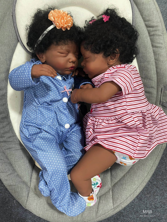 Soft African American Reborn Doll With Rooted Hair For Girls - ToylandEU