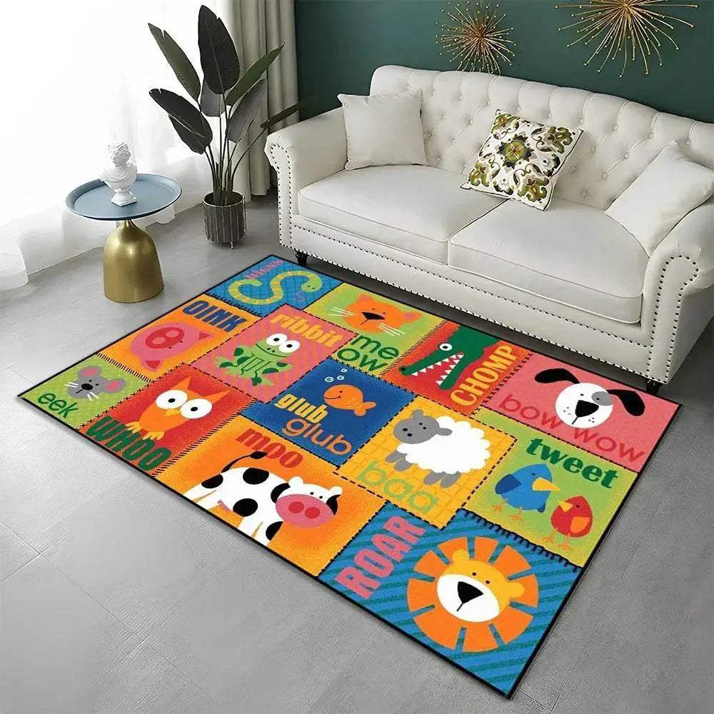 Soft Cartoon Alphabet Rug Area Rug 4 Color Toyland EU - ToylandEU™
