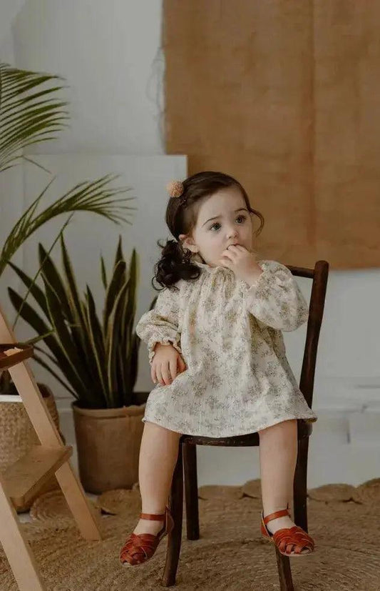 Soft Cotton Floral Baby Girl Dress Spring And Autumn - ToylandEU™