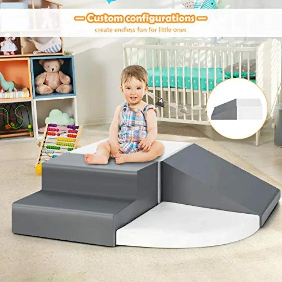 Soft Foam Toddler Climber Indoor Activity Set 4 Piece - ToylandEU™