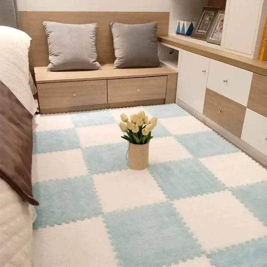 Soft Plush Childrens Play Mat Eva Foam Puzzle Tiles For Baby And Kids Room 30x30x1 Cm - ToylandEU