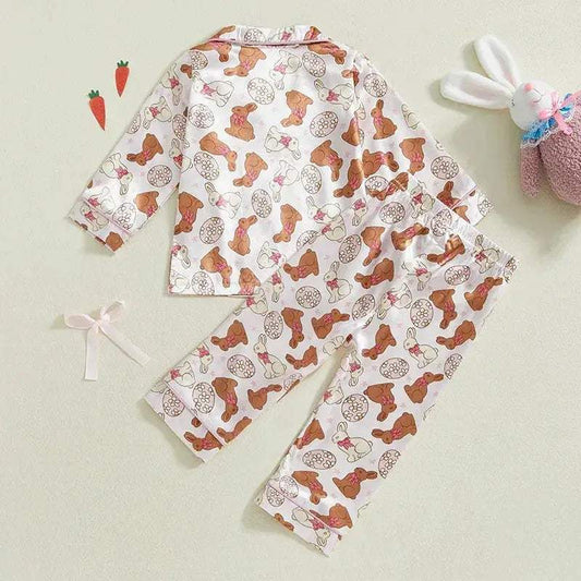 Soft Satin Pajama Set 2 Piece Toddler Easter Toyland EU - ToylandEU™