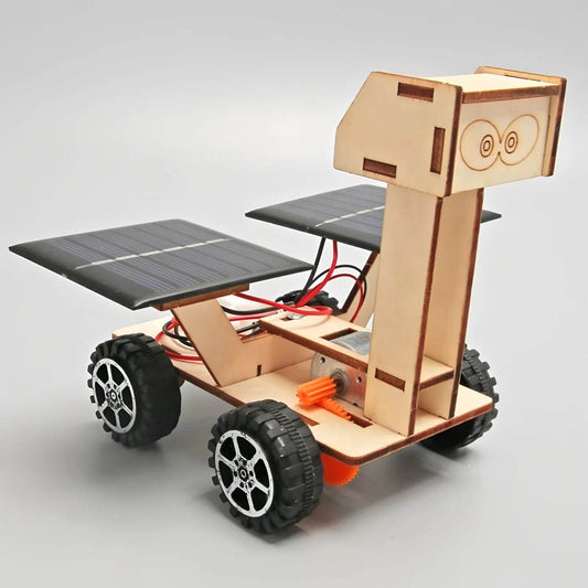 Solar Car Lunar Exploration Vehicle Children’s DIY Hand-Assembled 3D Wooden Puzzle Science and Education Toys - ToylandEU