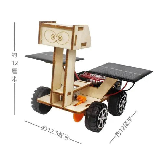 Solar Lunar Exploration Vehicle Children's DIY Hand Assembled Model Pediatric Science Technology Small Production Kit - ToylandEU™