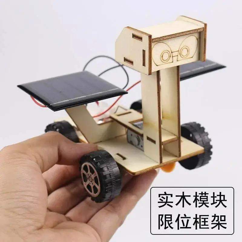 Solar Lunar Exploration Vehicle Children's DIY Hand Assembled Model Pediatric Science Technology Small Production Kit - ToylandEU