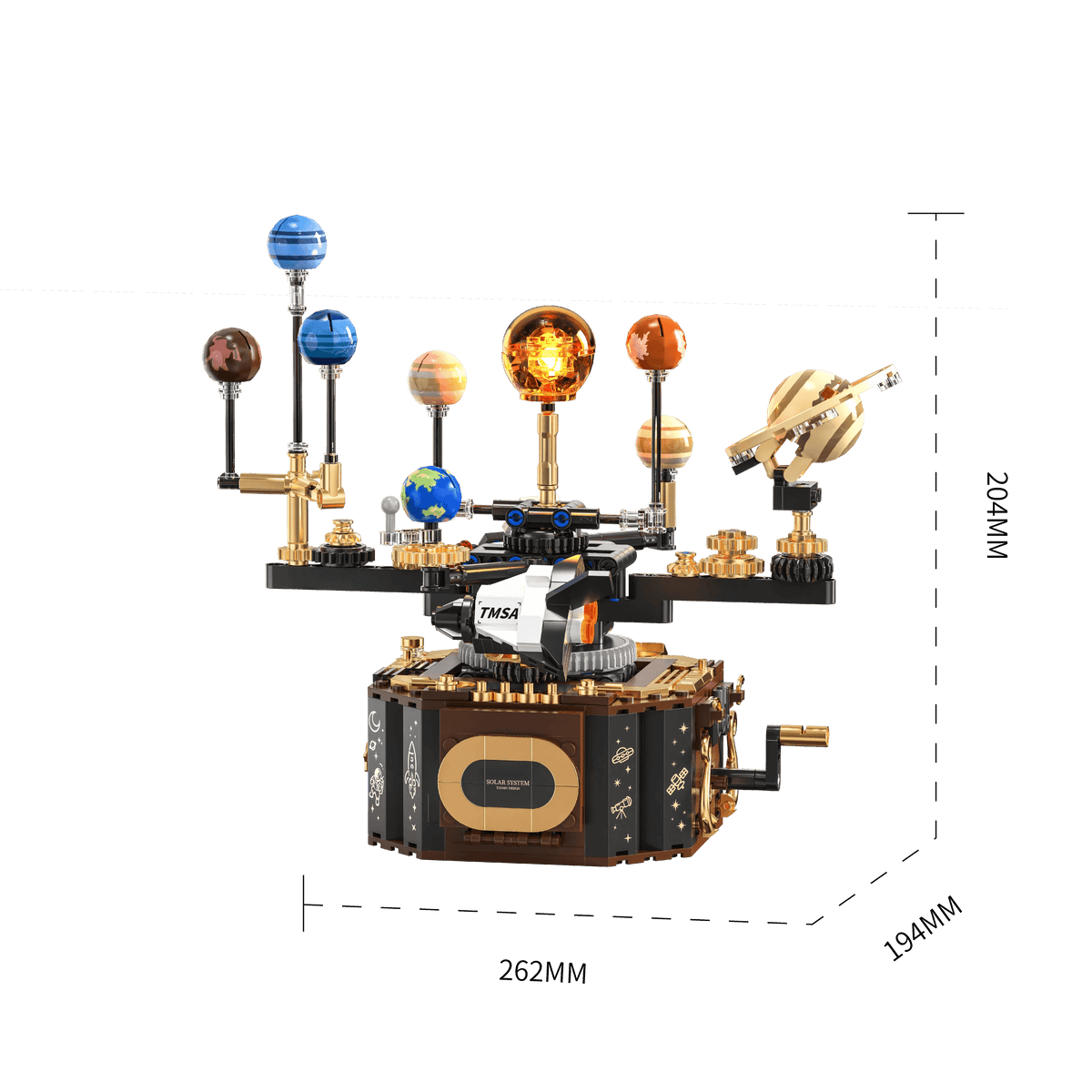 Solar System Building Blocks | Illuminated Orrery | Toylandeu™