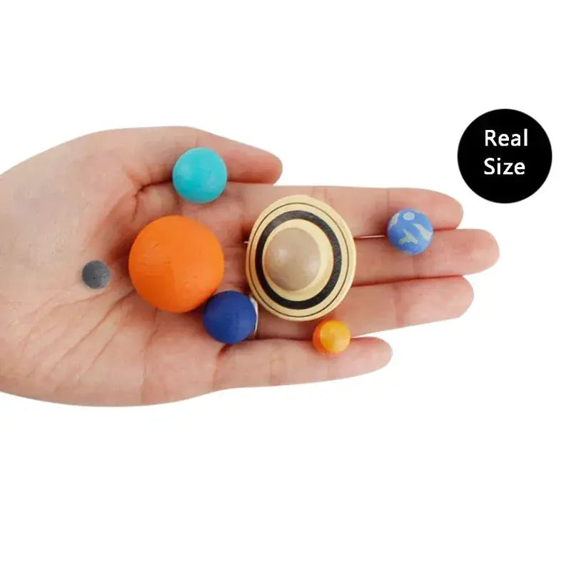 Solar System Model Kit 9 Piece Educational Planet Figures - ToylandEU