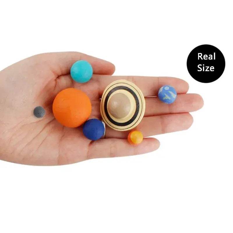 Solar System Model Kit 9 Piece Educational Planet Figures - ToylandEU