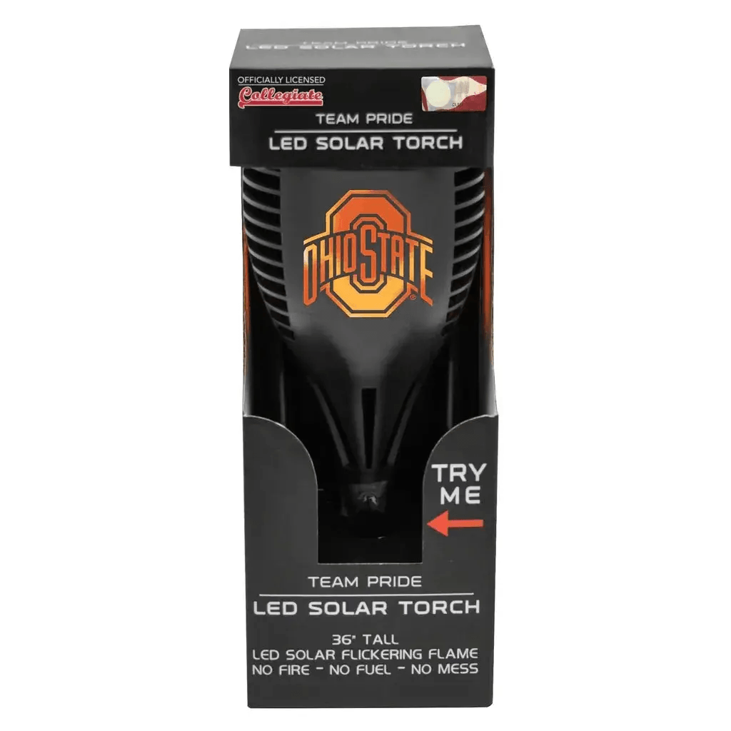 Ohio State Buckeyes Solar Torch LED Outdoor Yard Light - ToylandEU™