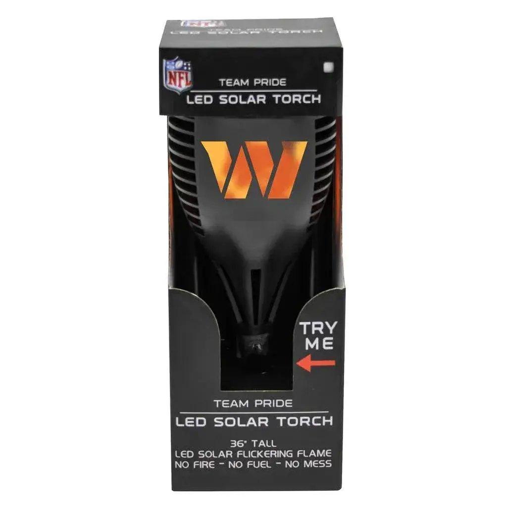 Washington Commanders Solar Torch LED Outdoor Light - ToylandEU™
