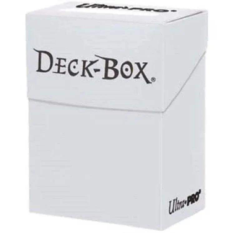 Solid White Deck Box Ultra Pro Card Storage Case For Cards - ToylandEU™