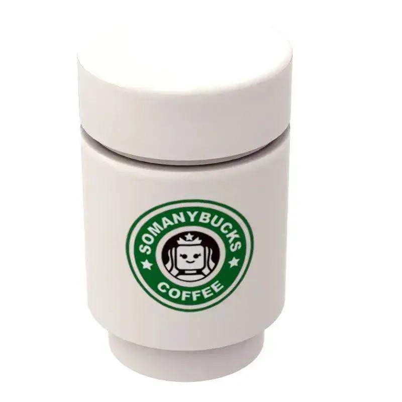 Somanybucks Coffee Cup for Minifigs made using LEGO parts - B3 Customs - ToylandEU