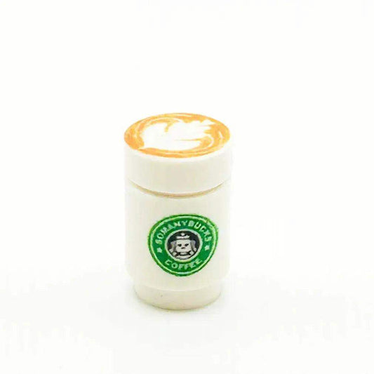 Custom Coffee Cup Logo Print With Leaf Foam Top - ToylandEU™