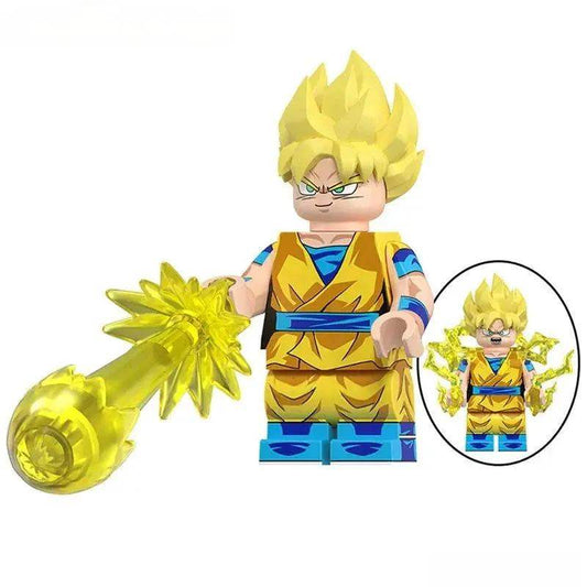 Goku Dragon Ball Z Lego Minifigure Poseable Figure - ToylandEU™