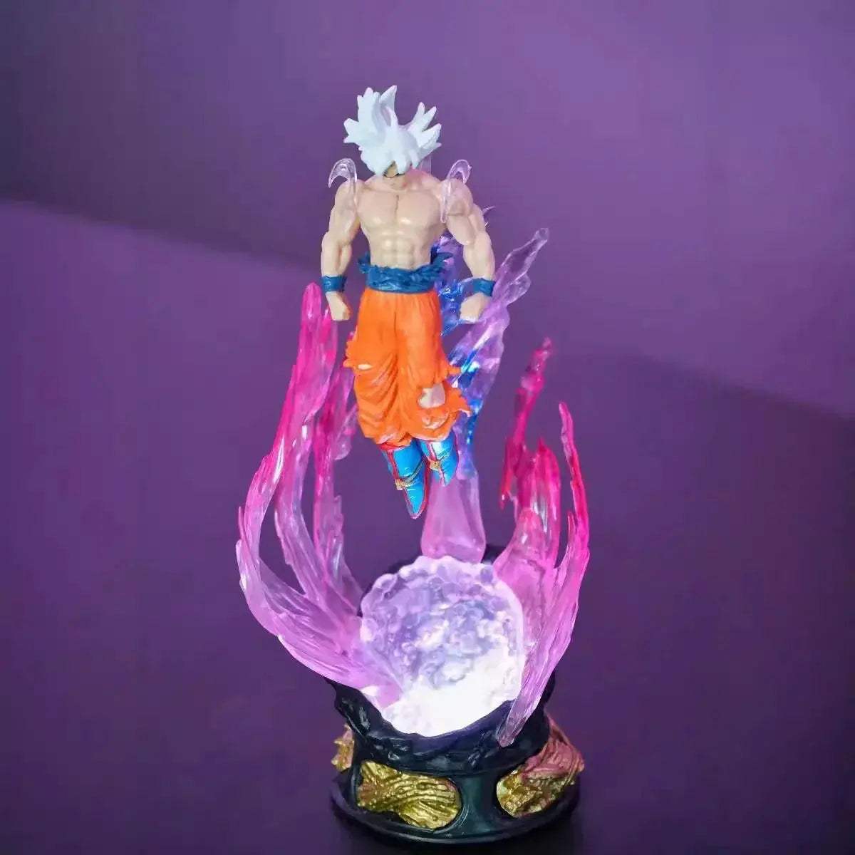Son Goku Ultra Instinct Anime Figure, Super Saiyan Dragon Ball Anime Figurines 25cm - ToylandEU