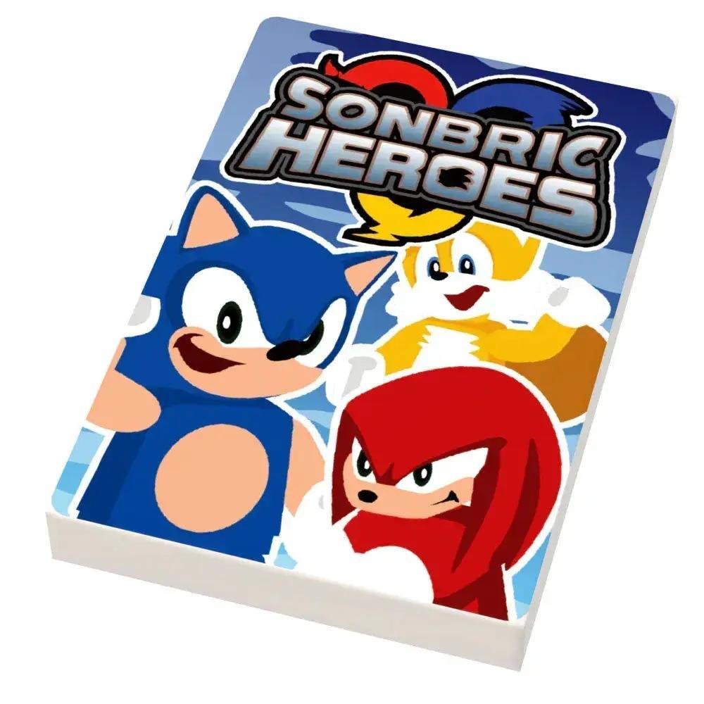 Sonbrick Heroes Video Game Cover (2x3 Tile) - B3 Customs - ToylandEU™