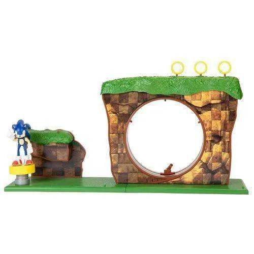 Sonic Green Hill Zone Playset Spin Loop Action Figure - ToylandEU™