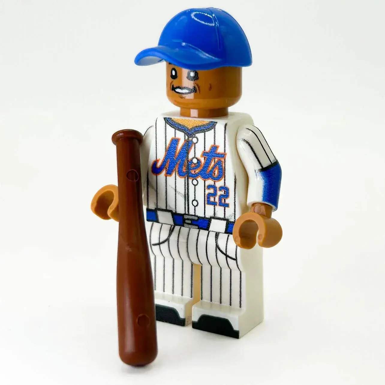 Soto NY #22 Baseball Player Minifig made using LEGO parts - B3 Customs - ToylandEU