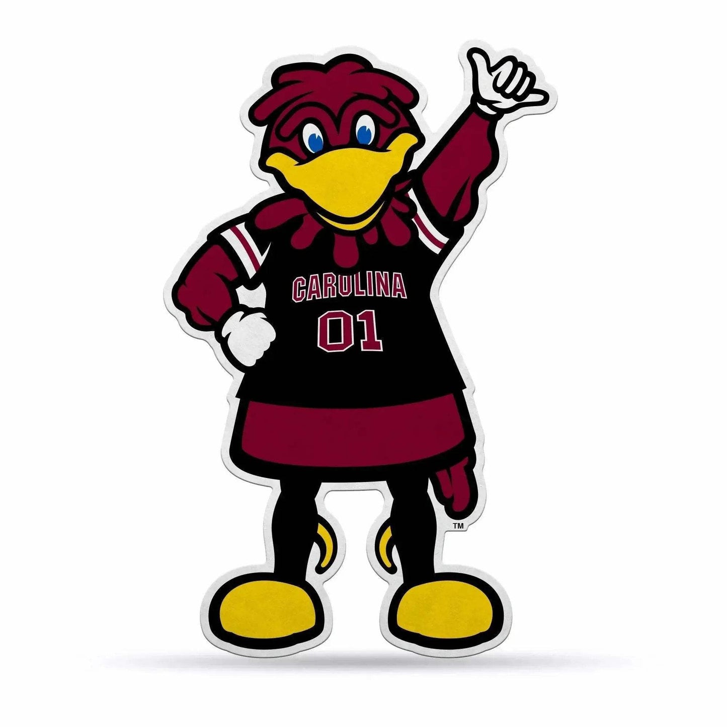 South Carolina Gamecocks Pennant Shape Mascot Felt Design - ToylandEU
