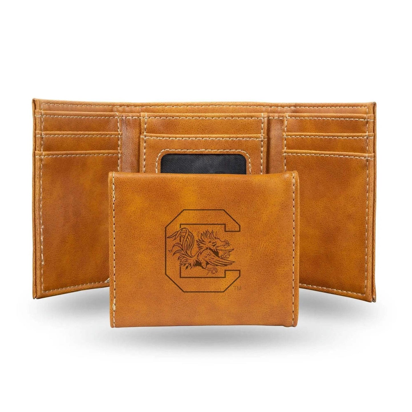 South Carolina Gamecocks Trifold Wallet Laser Engraved - ToylandEU™