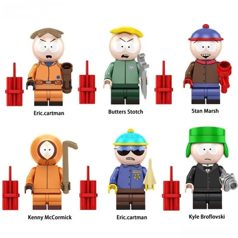 South Park LEGO Minifigures Set of 6 – Custom Cartoon Figures - ToylandEU™