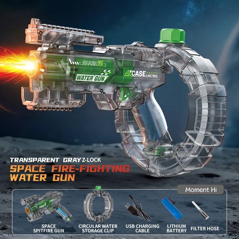 Space Electric Water Gun LED Lights Large Capacity