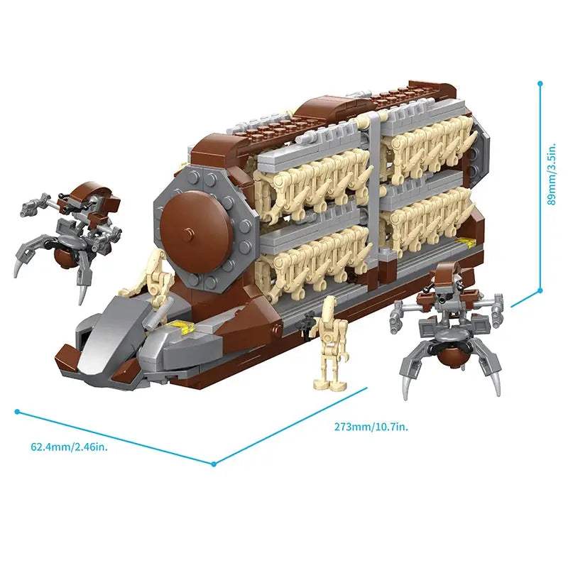 Space War Building Blocks Set Over 520 Pieces Lego Compatible - ToylandEU
