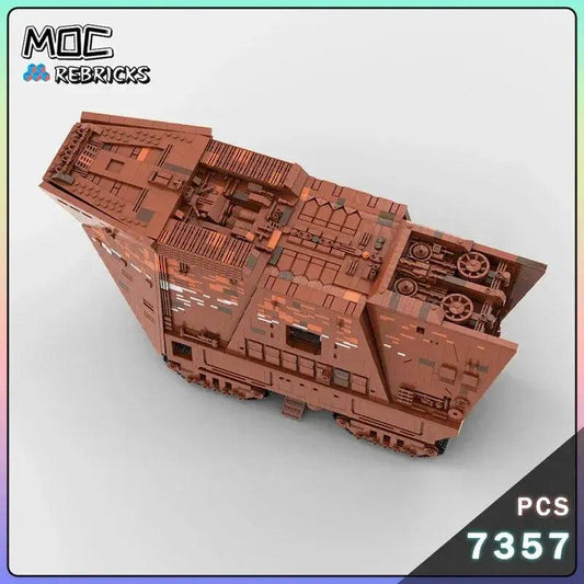 Space War Desert Tracked Vehicle Building Blocks Pro - ToylandEU™