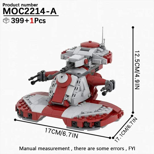 Space War Tank Building Blocks Kit Educational Diorama - ToylandEU™