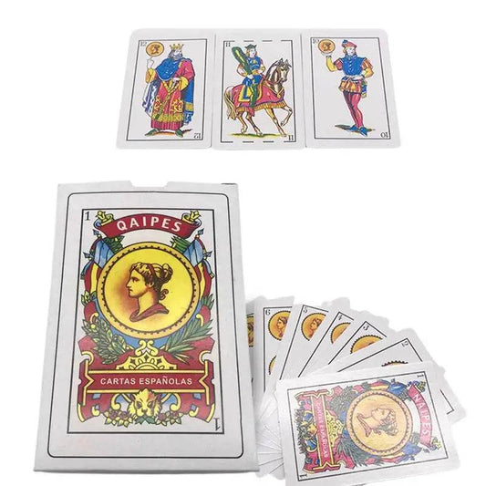 Spanish Poker Fun: 50 Card Deck for Family Parties and Magic Games - ToylandEU