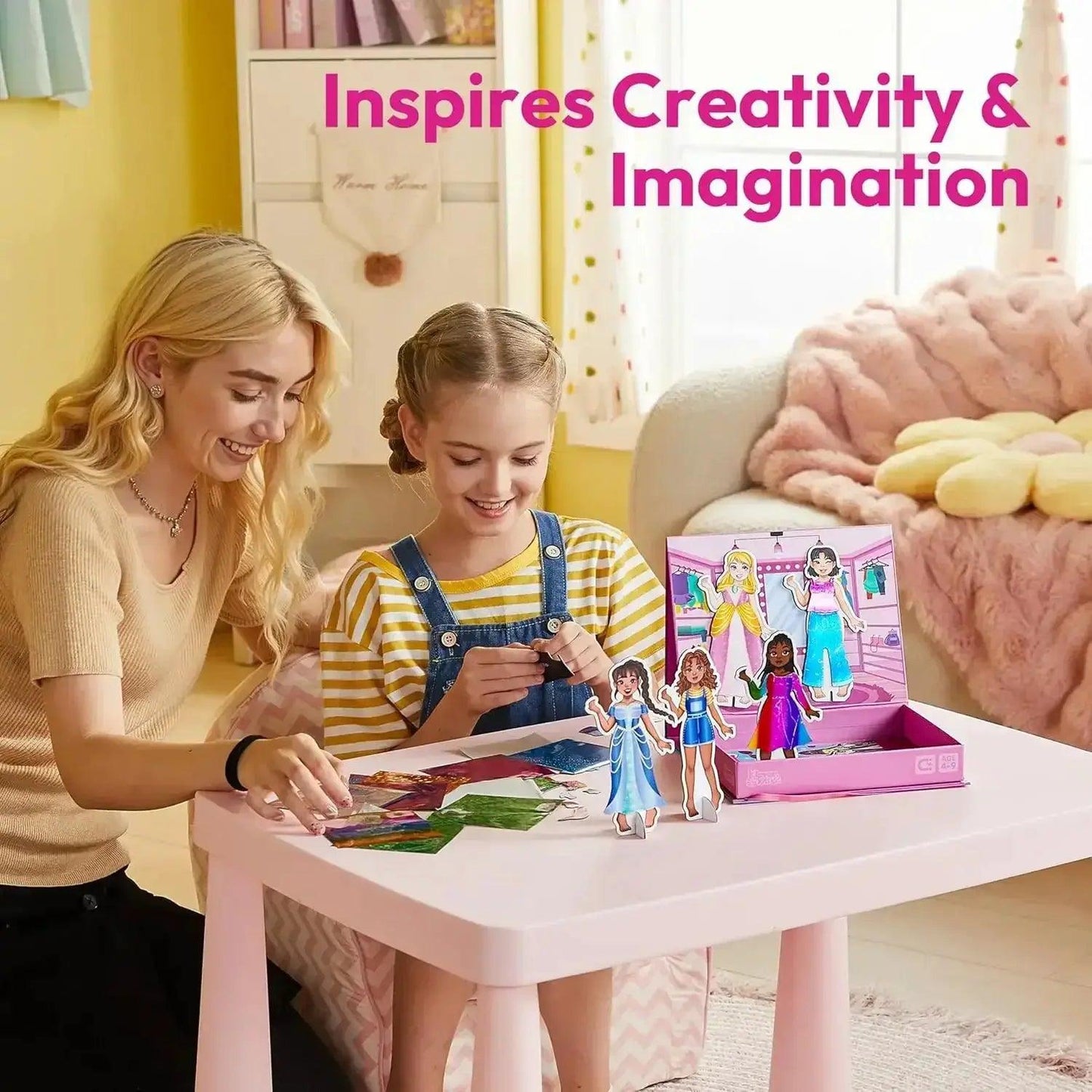 Sparkling 2-in-1 Foil Magnet Dress Up Kit - ToylandEU™