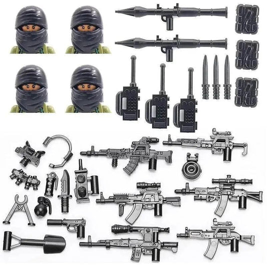 Special Forces Military Mini Action Figure Building Block Set - Arab - ToylandEU™