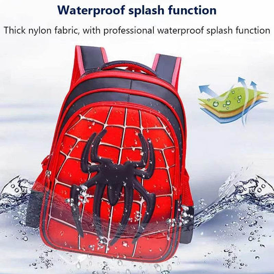 Spider King 3D Kids Backpack Durable and Stylish Design for School - ToylandEU