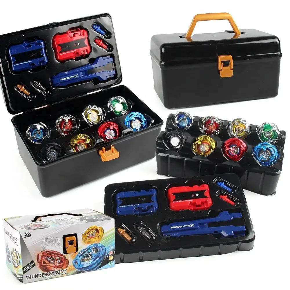 Spinning Battle Tops Kit With Launchers For Boys Gift Box - ToylandEU