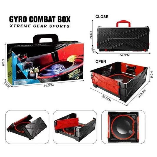 Spinning Tops Gyro Combat Set Six Beys And Launchers CE - ToylandEU™