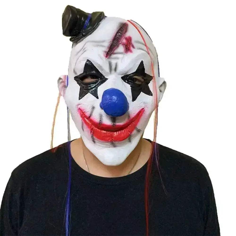 Chilling Clown Mask Full Face Latex Mask Toyland EU - ToylandEU™