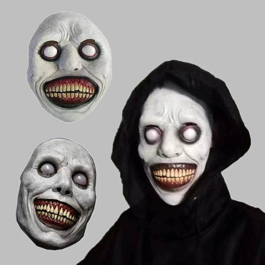 Spooky Halloween Mask Evil Smiling Demon For Horror Fans - ToylandEU